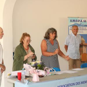 2022-AG-Introduction de l'AG par Cécile BRENNAN-SARDOU, présidente de l'AMOPA 66