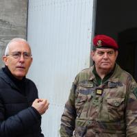 Accueil par l'Officier supérieur-adjoint