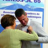 Stéphane BOUDES - Marraine : Sylvie RASIA Inspectrice de l’Education Nationale