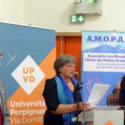 Michel DELSENY - Parrain : Paul TAVERNER Directeur de l’UPVD à la retraite