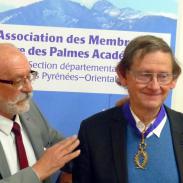 Michel DELSENY - Parrain : Paul TAVERNER Directeur de l’UPVD à la retraite