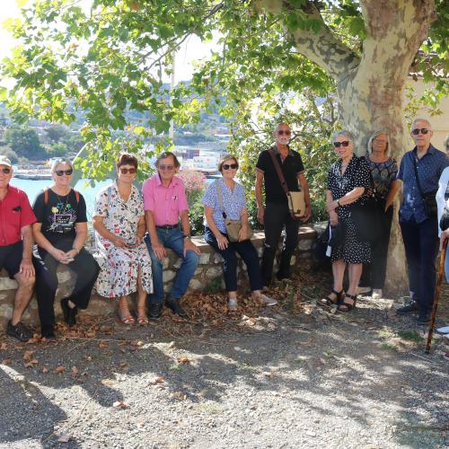 Le groupe d'amopaliens avant la visite de la réserve.