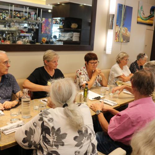 Le repas au restaurant « La tramontane » à Port-Vendres