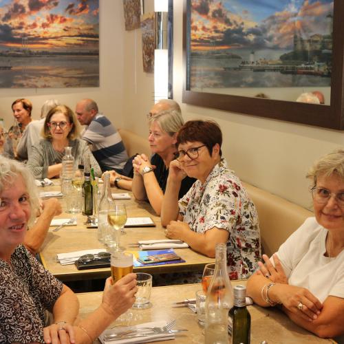 Le repas au restaurant « La tramontane » à Port-Vendres